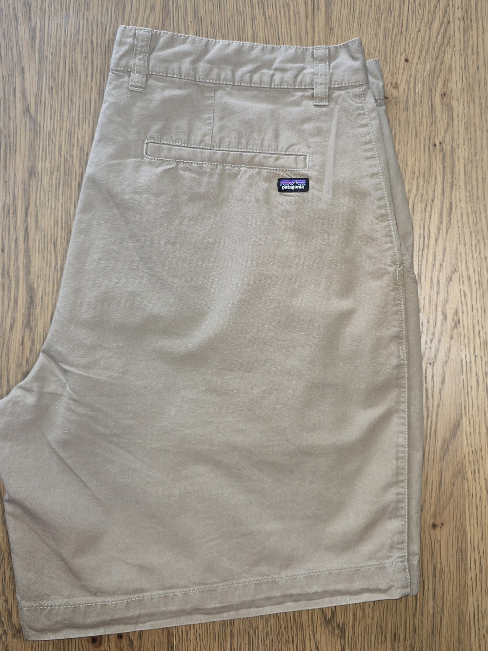 Patagonia Men's Khaki Flat-Front Shorts